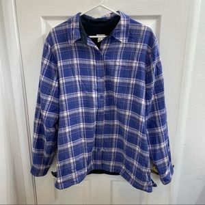 L L Bean fleece inside jacket